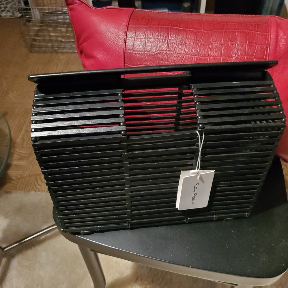 Straw Studios Bamboo Purse